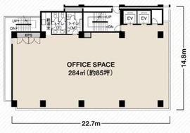 三井ビル 6階 間取り図