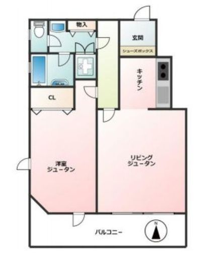 トゥーラント88ビル 602 間取り図