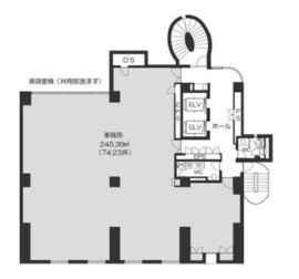 内神田DNKビル 4階 間取り図