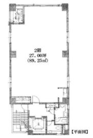 加瀬ビル130 2階 間取り図