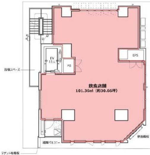 ADsis Daimon(第126東京ビル) 6階 間取り図