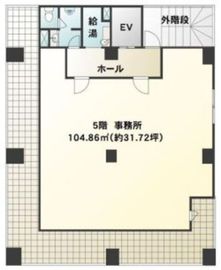 巴ビル 5階 間取り図
