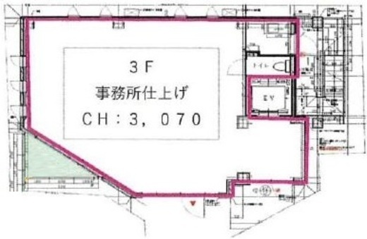 ヒロオファイブ 3階 間取り図