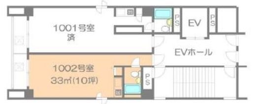 宮益坂STビル 1002 間取り図