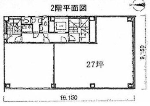 鈴丸ビル 2階 間取り図