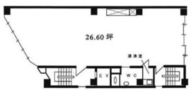 虎ノ門星野ビル 5階 間取り図