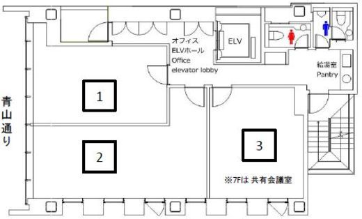 日総第25ビル 501 間取り図