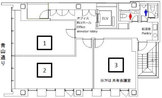 日総第25ビル 502 間取り図