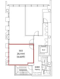 日総第25ビル 503 間取り図