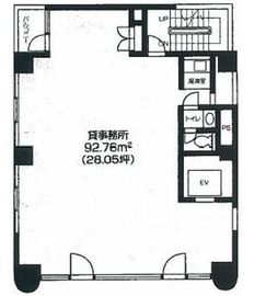 新光第5ビル 3階 間取り図