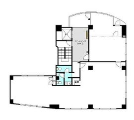 ベルファイブビル 2階 間取り図