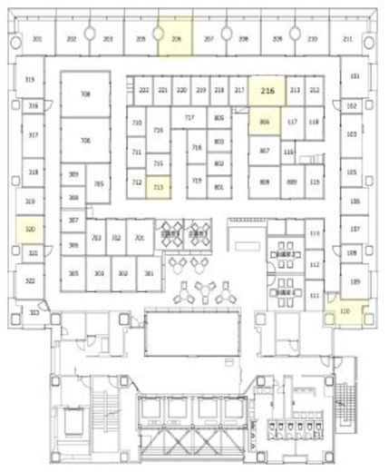 エキスパートオフィス東京 206 間取り図