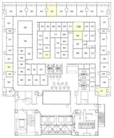 エキスパートオフィス東京 206 間取り図