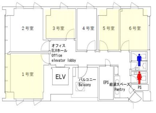 エキスパートオフィス渋谷 203 間取り図