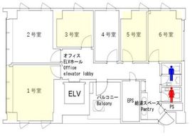 エキスパートオフィス渋谷 803 間取り図