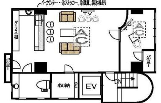 西麻布アジアビル 5階 間取り図