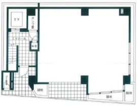 アビタシオン・ボヌール神南(店舗・事務所) 1階 間取り図