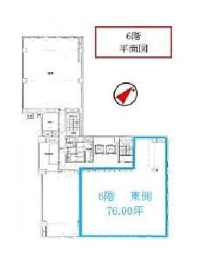 アーク銀座ビルディング 6階東 間取り図