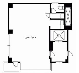 山田ビル(広尾) 4階 間取り図