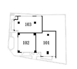 ルジェンテ恵比寿(店舗) 102 間取り図