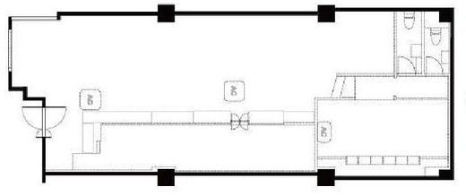 ビバリーヒルズビル(店舗・事務所) 1階 間取り図