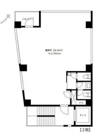 SNT八丁堀ビル 2階 間取り図