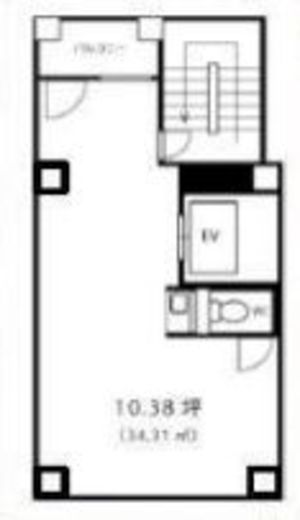 ボナ神田小川町ビル 5階 間取り図