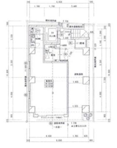 E/Front 1階 間取り図