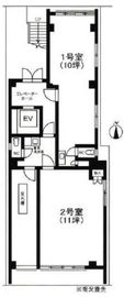 鈴惣ビル 101 間取り図