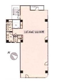 共和15番館ビル 8階 間取り図