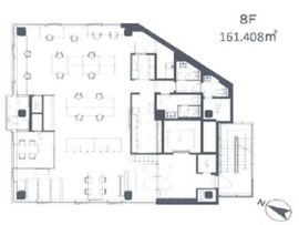 第16スカイビル 801 間取り図