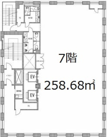 ニューリバータワー 7階 間取り図