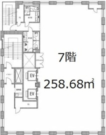 ニューリバータワー 7階 間取り図