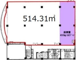 新川K・Tビル 8階 間取り図
