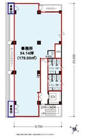 日本橋IPビル 7階 間取り図