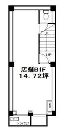 芝大門ワンダービル B1階 間取り図