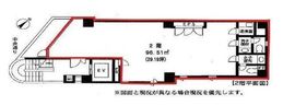 後藤ビル 2階 間取り図