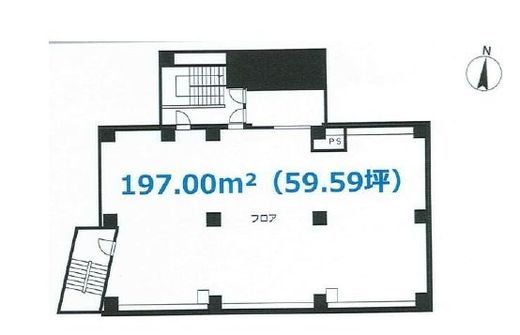 富士見坂プレイス(店舗) B1階 間取り図