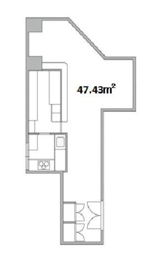 銀座あづまビル 2階 間取り図