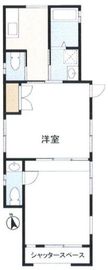 白金6丁目店舗 1階 間取り図