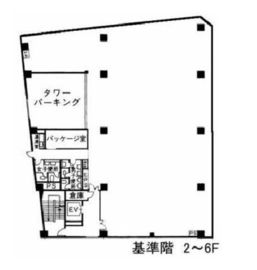 KDX浜松町センタービル 5階 間取り図