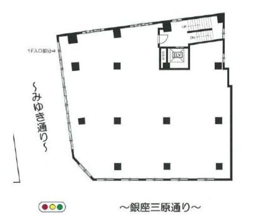 銀座ファゼンダビル 4階 間取り図