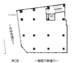 銀座ファゼンダビル 4階 間取り図