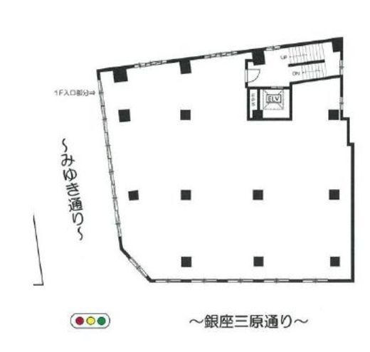 銀座ファゼンダビル 3階 間取り図