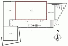 サザン代官山 1階A 間取り図