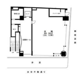 ステージ内神田 1階 間取り図