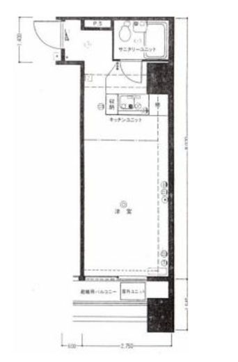 東京ロイヤルプラザ(SOHO) 722 間取り図
