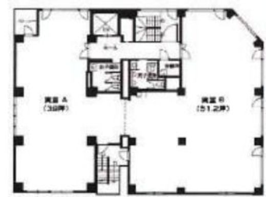楠本第2ビル 5階B 間取り図