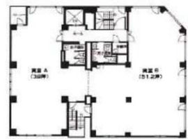楠本第2ビル 5階B 間取り図
