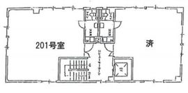 小山第2ビル 201 間取り図